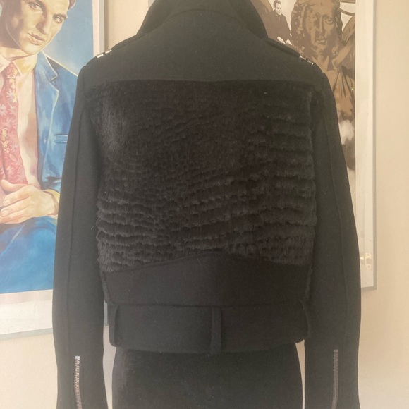 The KOOPLES “Perfecto Drape” Moto Jacket - New with Tags - Picture 3 of 8